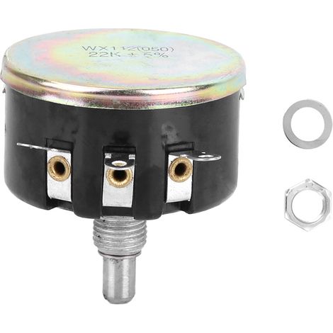 22k-potentiometer, Wx112(050) Leichtgängiges Drehpotentiometer Mit Metalldrahtwicklung Für Industrielle Anwendungen