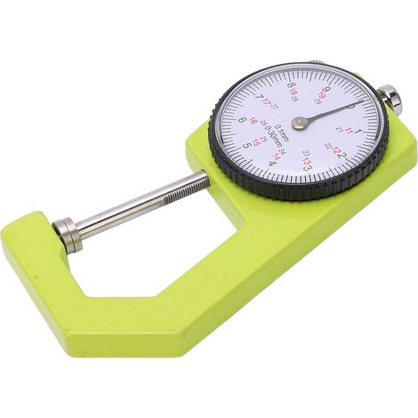 Dickenmessgerät Mit 0,1 Mm Durchmesser, Hohe Präzision, Messbereich 0 Bis 30 Mm, Rundes Messgerät Zur Messung Von Papier, Schmuck Und Kunstleder