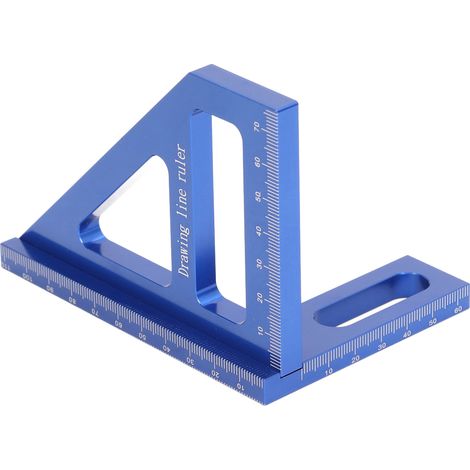 Winkelmesser 45° 90° Präzise Und Effektive Messung, Aluminium, Gehrungswinkel Für Holzbearbeitung