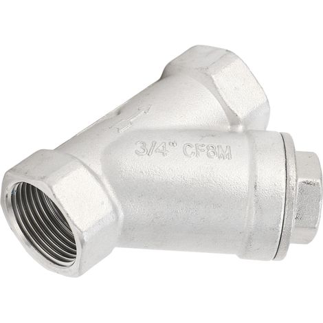 3/4-zoll-y-sieb Dn20 304, Doppellagiger Edelstahl-gewebefilter Mit Gewinde Für Wasser, Öl Und Gas