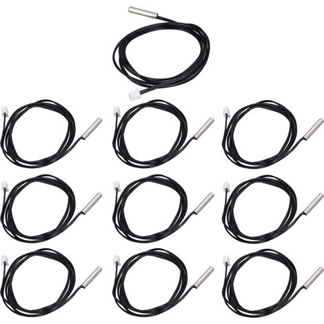 Ntc-thermistor-temperaturfühler, Zylindrischer Kopf 5 X 25 Mm Zur Messung Von 20 K, B3950, 10 Stück