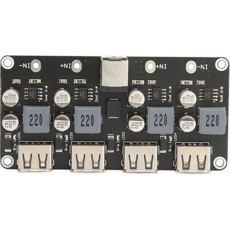 4-wege-schnelllademodul (12 V/24 V, Qc3.0), Usb-ladekonverterplatine Für Mobiltelefone