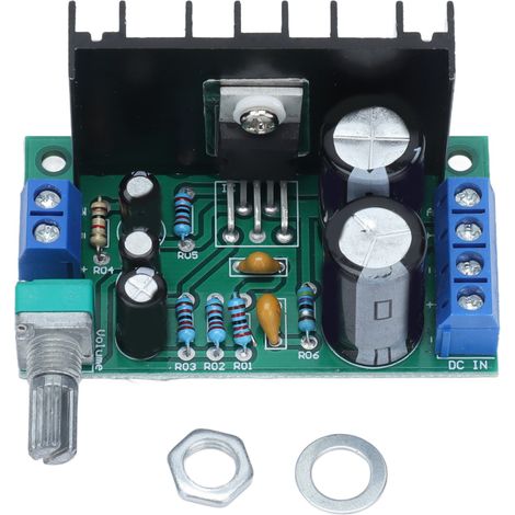 Mono-lautsprecherverstärkermodul, 1-kanal-leistungsverstärkerplatine, 12–24 V, 5–120 W, Tda2050