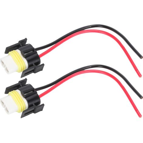 Stück H11 Keramik-buchse, 2-polig, Kabelbaumstecker, Ersatzteil, 1 Mm, 1224 V
