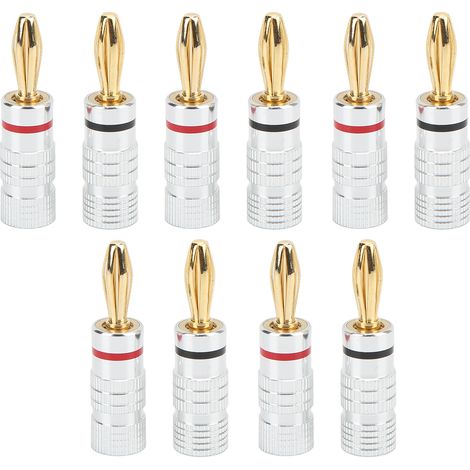 Bananenstecker J.10053 4 Mm, Für Lautsprecherkabel, Wandpaneele, Heimkino