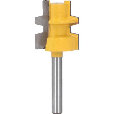 Vierkant-t-nutfräser Mit 1/4"-rundschaft, Reversible Klebeverbindung