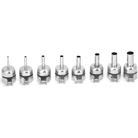 Walfront 8er-pack 312 Mm Edelstahl-heißluftpistolendüsen Für Heißluftpistole 850