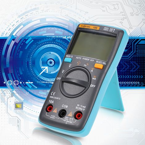 Rm100 Trms Lcd Digitalmultimeter (batterielos)
