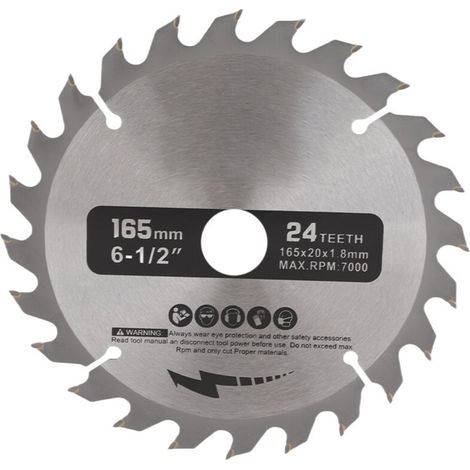 Sägeblatt, Hartmetall-sägeblatt, 24 Zähne, 165 Mm, 20 Mm Innendurchmesser, Marmorschneiden, Elektrische Handsägen
