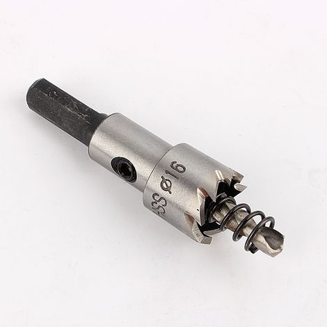 Luckdano 16-mm-vierkant-metalllochschneider, Edelstahlbohrer, Vierkantantrieb, Für Stahlblech