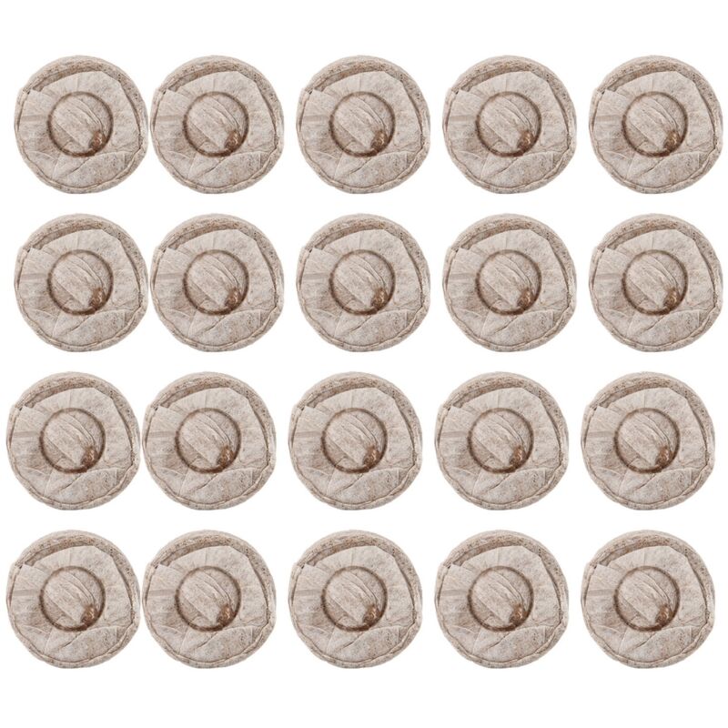 20 Stück 30 Mm Anzuchterde-blöcke Für Gartenblumen Und Gemüse, Pflanzzubehör