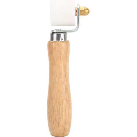 28-mm-ptfe-handdruckrolle, 2-wege-lager, Holzgriff, Hitzebeständiges Schweißwerkzeug