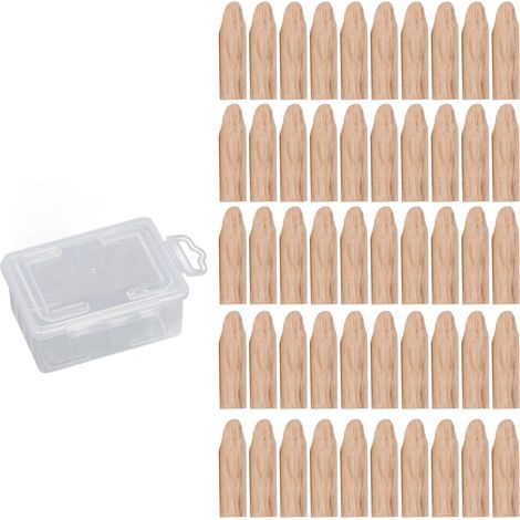 Zubehörset Für Holzdübel-bohrschablonen, 9,5-mm-taschenlochstopfen, 50-teilig, Für Eichenholzbearbeitung