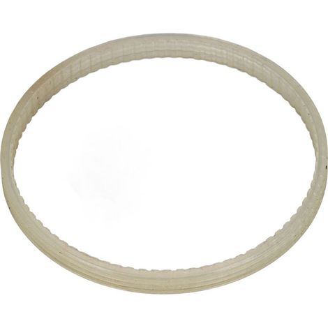12-zoll-motorantriebsriemen, Ersatzriemen Aus Geripptem Pe-material Für Bandsägen, Drehmaschinen, Bohrmaschinen, Tischkreissägen, Förderbandsägen, Beige