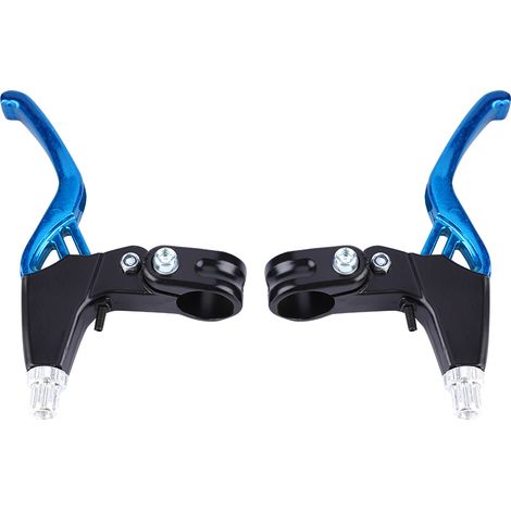 Paar Bremshebelgriffe Aus Aluminiumlegierung Für Mountainbikes (blau)