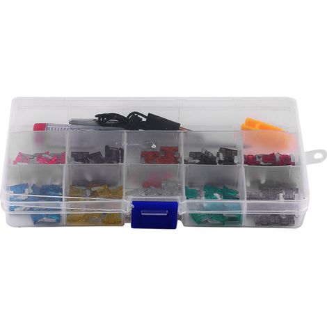 100-teiliges Sortiment An 3a-35a Mikro-mini-flachsicherungen Für Pkw, Lkw Und Suv