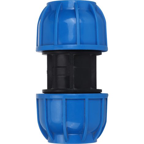 Wasserschlauchverbinder, Gerader Schlauchverbinderadapter Aus Pe-kunststoff 63 Mm Auf 63 Mm