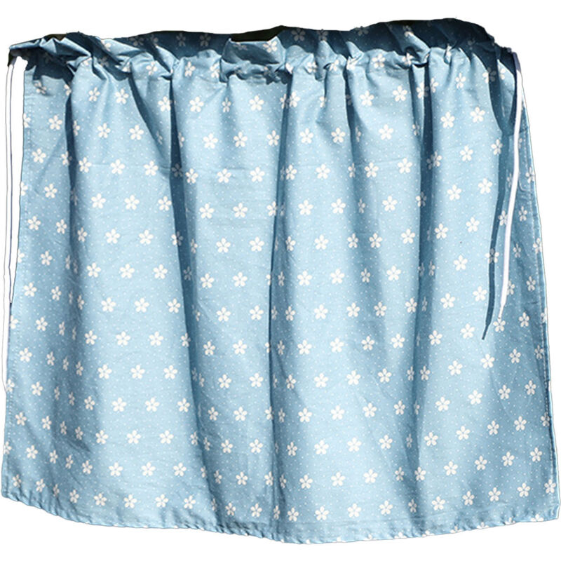 Auto-sonnenschutz Mit Saugnapf, Cartoon-design, Sonnenschutzisolierung, Seitenfenster-vorhang, Blau, Kleine Blumen