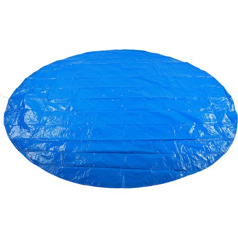 Poolbodenmatte, Runde Form, Wasserdicht, Regendicht, Staubdicht, Pe-poolabdeckung, Schutzgewebe, Zubehör Für Schwimmbäder, Blau (210 Cm)