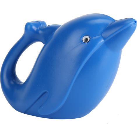 1200 Ml Gießkanne Für Kinder, Kunststoff, Mit Tiermotiven, Blauer Delfin, Ideal Für Strand, Garten Und Freizeit.