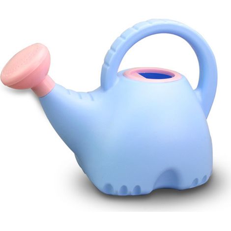 Gießkanne Für Kinder In Elefantenform, Niedlicher Kunststoff-gießkessel, 1,5 L, Blau