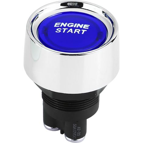 12v-24v 50a Auto-motorstartknopf-zündstarter Mit Blauer Led