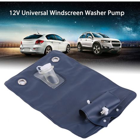 Universelles 12v-scheibenwaschpumpen-set Mit Beutel Und Druckknopfschalter Für Oldtimer