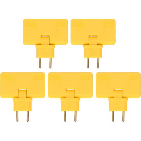 Kabelloser Steckdosenadapter, 180-grad-verlängerung, 1-zu-3-adapter, 5 Stück