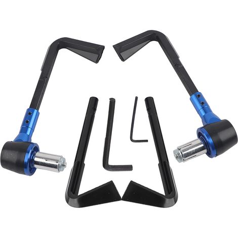 Cnc-gefräste Motorrad-lenkerschützer, Bremshebelschützer, Motorrad-lenkerschützer (blau)
