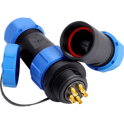 Sp21 Ip68 5-poliger (5-poliger) Wasserdichter Kunststoff-luftfahrtstecker Für Kabel-inline-steckverbinder