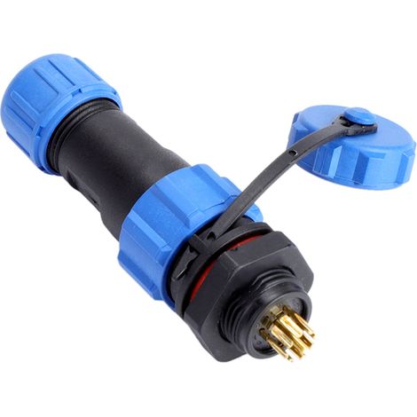 Ip67 Wasserdichter Kunststoffstecker Sp13 9-polig (9 Pins)