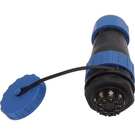 Wasserdichter 380-v-45-a-stecker, Rückmutter, Lötfrei, Für Luftfahrtanwendungen, 9-polig, Kontaktgröße 2,8 X 9 Mm