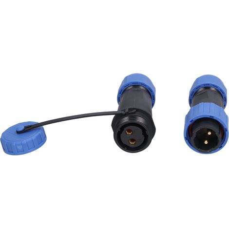 Ip68 Wasserdichter, Lötfreier Luftfahrtstecker (stecker/buchse), 2-polig, 250 V, 20 A, Lp16