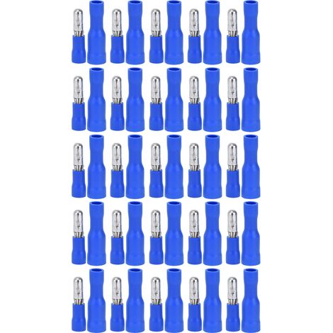 25 Paar Isolierte Drahtklemmen, Stecker Und Buchse, Schnellverbinder Für 16 Bis 14 Awg