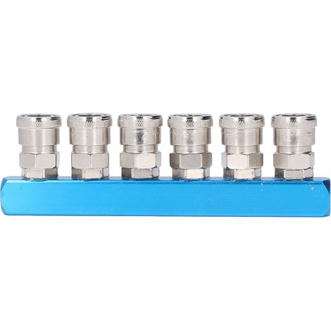 G1/4 Luftverteilerblock, Gerader Schlauchverteiler, Pneumatischer Verteiler Mit Sml-6-anschluss