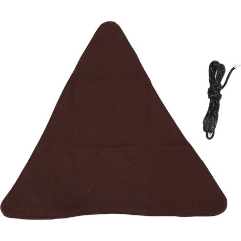 Dreibeinhocker, Tragbarer, Faltbarer Dreieckhocker Aus Stoff, Kratzfester Bastelhocker Aus Canvas, Campinghocker Aus Stoff Zum Angeln, Braun