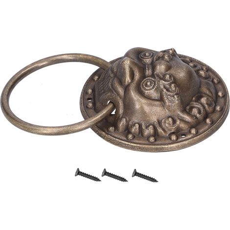 Antike Türklopfer Mit Löwenkopf Aus Messing, Retro-türgriff, Wohndekoration