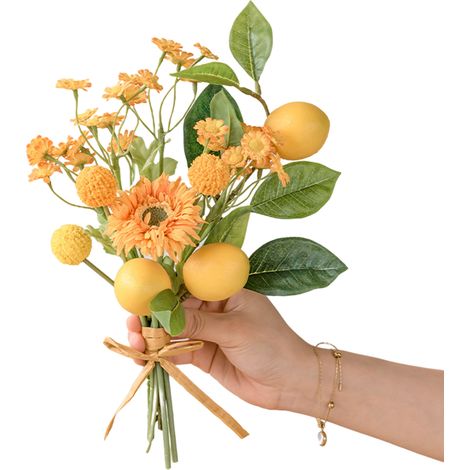 Strauß Aus Gelben Zitronenzweigen, Sommerdekoration Für Vase, Blumenstrauß Und Bastelarbeiten (zz)