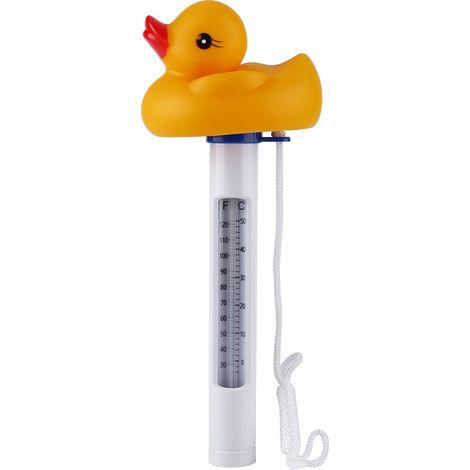 Mini-schwimmthermometer Mit Cartoon-motiv Für Schwimmbäder, Whirlpools, Aquarien Und Fischbecken – Ente