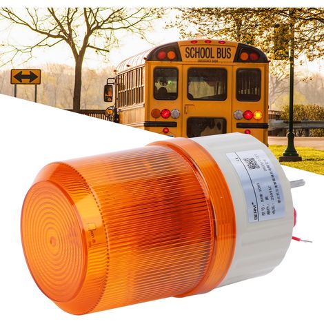 Led-warnleuchte Für Baustellenfahrzeuge, Notfall-alarmanlage, 220 V Ac, Gelb