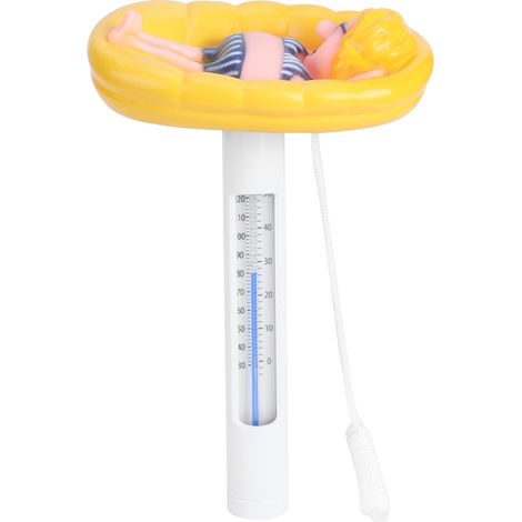 Schwimmendes Poolthermometer In Cartoonform Mit ℉/℃-anzeige
