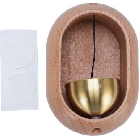 Türglocke Für Ladenbesitzer, Dekorative Türglocke Aus Holz Und Messing, Ornament Mit Doppelseitigem Klebeband, Für Kühlschrank, Laden, Restaurant