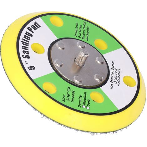 5-zoll-schleifteller (5/16-24), Pu-klett-stützteller, Pneumatischer Schleifteller (12000 U/min)