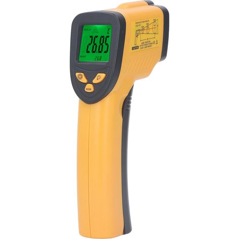 Infrarot-thermometer, Berührungsloses Laser-thermometer, Infrarot-thermometer Von -50 °c Bis 600 °c, Hintergrundbeleuchtetes Lcd-display (nicht Für Den Menschlichen Gebrauch Bestimmt)