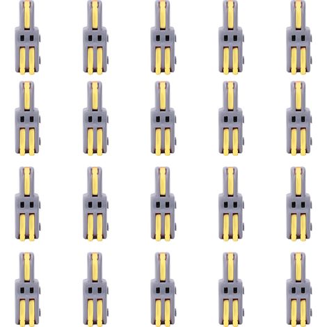 20-teiliger Schnellanschlussblock, 1-zu-2-ausgangsdrahtverbinder, T-förmiger Druckknopf-verteiler Splf12a (gelb)
