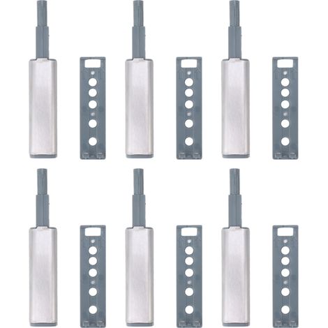 Set Mit 16 Robusten Edelstahl-druckverschlüssen Für Schrank- Und Schubladentüren