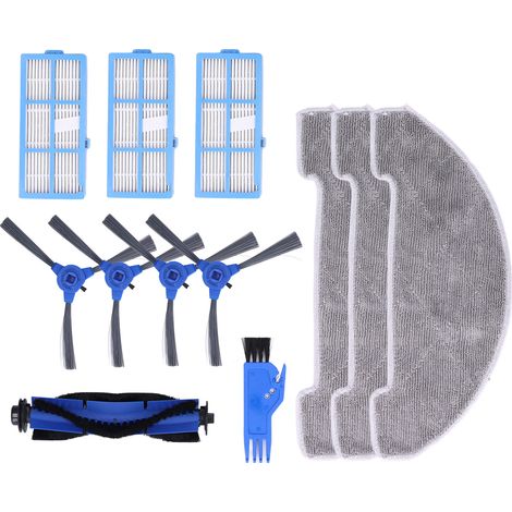 Roboter-staubsauger-set Mit Seitenbürste, Stofffilter Und Hauptbürste Für Proscenic 850t Reinraumanzüge