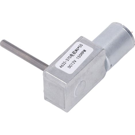 Gleichstrommotor 12v 150rpm M6 X 50mm Reversibler Schneckengetriebemotor Aus Messing-aluminium-legierung Für Fensteröffner