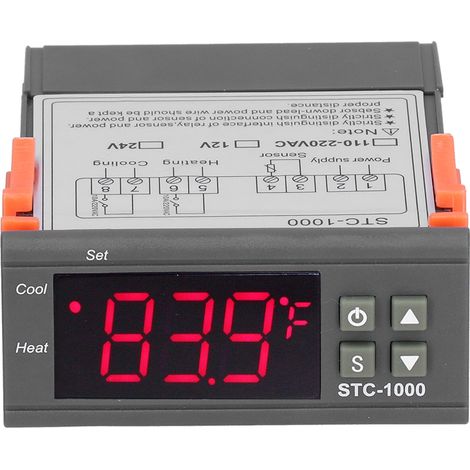 Stc-1000ac110 220v Digitaler Temperaturregler, Kühl- Und Heizthermostat Mit Ntc-sensor
