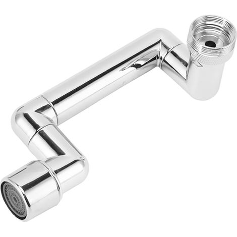 Drehbarer Wasserhahn-luftsprudler, Verchromte Winkel-dreharmaturverlängerung Für Waschbecken